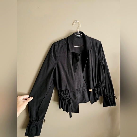 Express Cropped Utility Jacket Coat - Picture 5 of 7